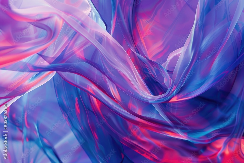 Poster close up shot of a vibrant and colorful background