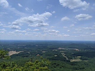 Obraz premium view of the city from above