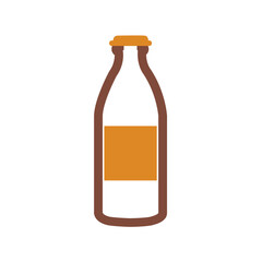 Isolated beer icon Alcoholic beverage Vector