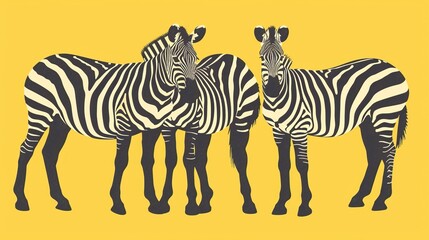 Obraz premium Zebra Facts for Kids: Educational materials and activities about zebras for children. 