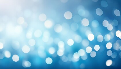 soft light blurred blue background circular bokeh