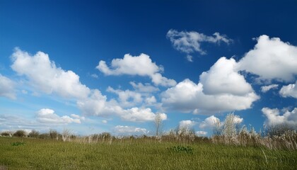 Obraz premium a beautiful day with a few clouds in the sky