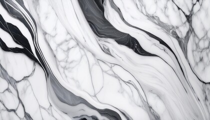 Obraz premium marble wall white silver pattern gray ink graphic background abstract light elegant black