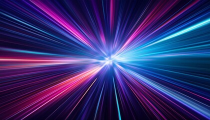 hyper space speed multiverse abstract background generative ai