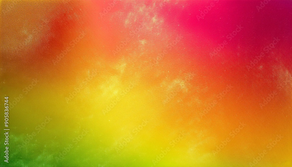 Wall mural abstract background with colorful gradient and grunge texture design template with gold red pink cor