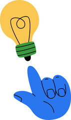 Have An Idea Hand Drawn Illustration