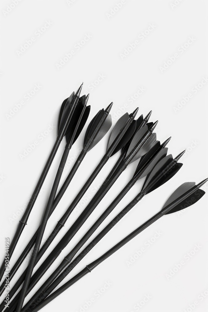 Leinwandbilder a collection of black arrows sitting on a white background, ready for use in various design projects
