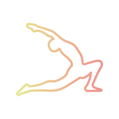 Yoga Icon Healthy lifestyle Vector
