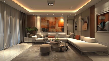 Modern Living Room Interior Design