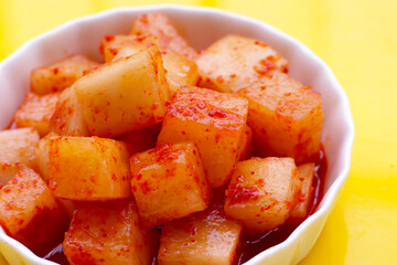 Daikon Kimchi. Tasty and spicy