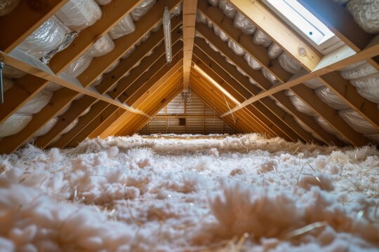 Thermalsafe attic protecting home with insulation