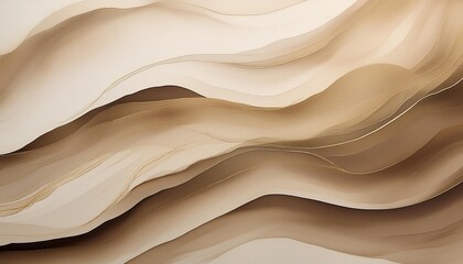 abstract watercolor paint background dark ivory gradient color with fluid curve lines texture