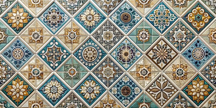 Modern geometric pattern tiles for interior design, , pattern, tiles, geometric, modern, interior design, decor