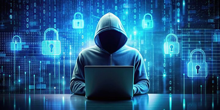 Conceptual of offensive security hacking and penetration testing, Cybersecurity