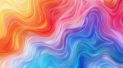 Fototapeta premium ABSTRACT COLORFUL GRADIENT WAVY LINE PATTERN BACKGROUD which is very good