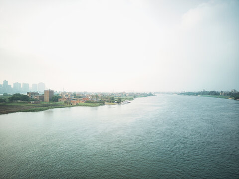 Egyptian Nile River in Maadi city