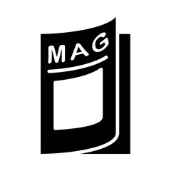 Magazine icon template