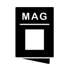 Magazine icon template