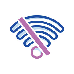 Wi-fi zone icon Connection symbol Vector