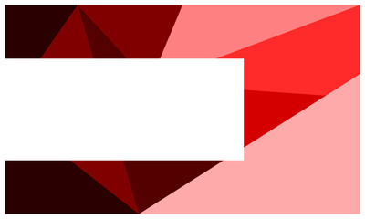 Obraz premium Red polygonal background with empty space for wallpaper, banner, advertisement, business presentation