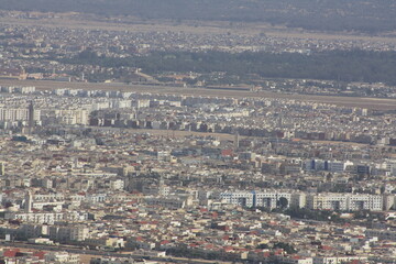 A view of the city of Agadir from the top of the mountain on July 29 2024.