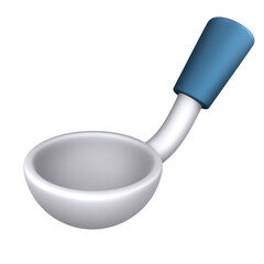 Ladle 3D Illustration for uiux, web, app, presentation, etc