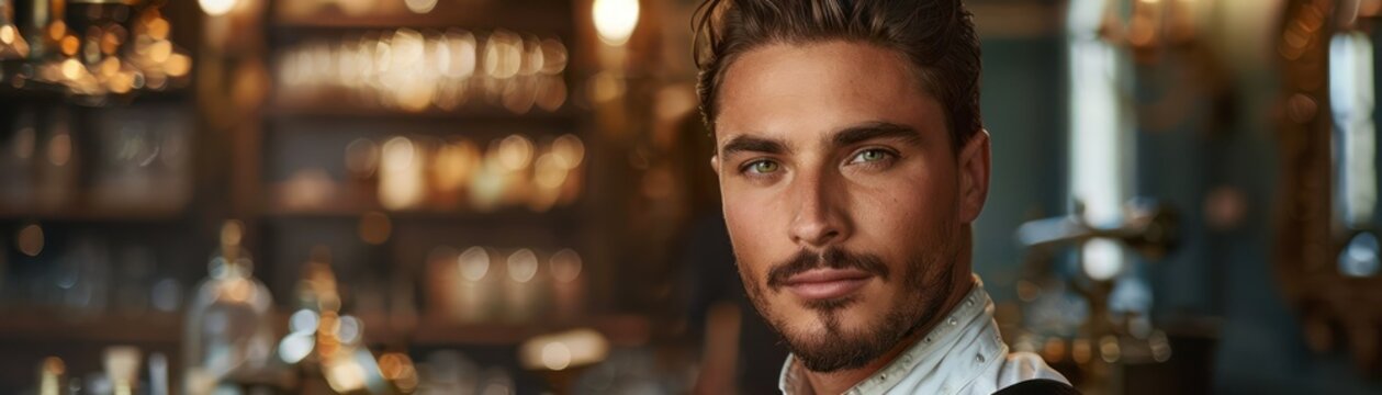 Sophisticated Men's Hairstyles Classic Grooming with a Vintage Touch, Modern Gentleman's Guide to Barber Shop Style