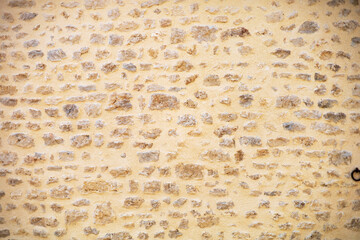 Stone and Plaster Wall with Subtle Texture