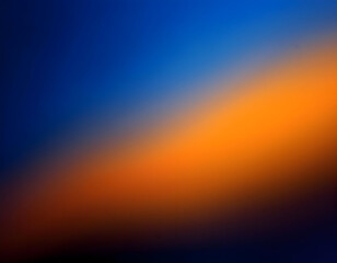 Naklejka premium abstract background.a visually striking dark blue and orange gradient abstract background banner with a subtle blur, suitable for contemporary digital art pieces