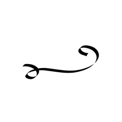 curly divider ornament