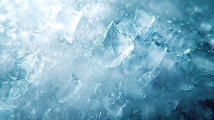 Ice texture with sharp, crystalline formations and a frosty finish, copy space, High quality, + --ar 16:9 --stylize 250 --v 6.1 Job ID: c91a4e55-647d-414f-b26b-cba733b5f1f1