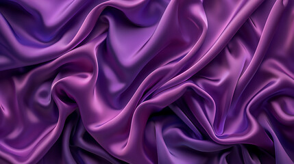 Violet silk background realistic top view 