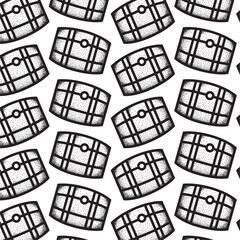 beers sketch icons Pattern background Vector