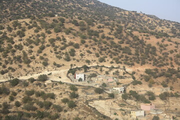 Landscape in a village Azrarague and Aglagale