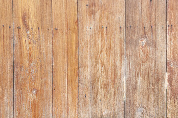 Old plank wood wall texture abstract for vertical light brown  background