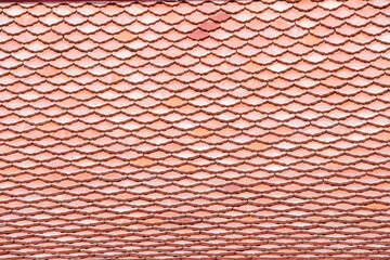 Roof tile clay texture light brown background with seamless patterns 