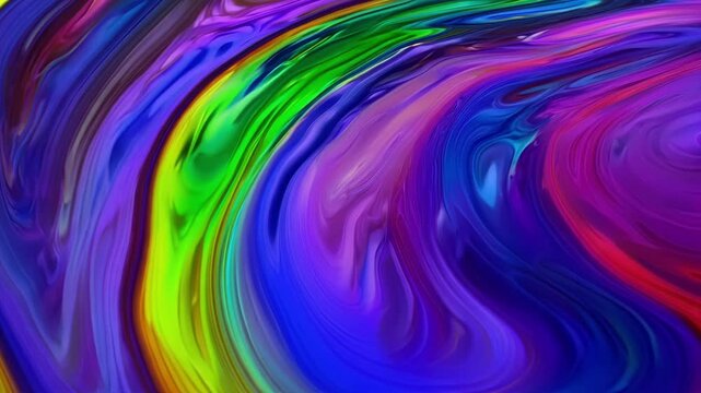 An immersive experience of vibrant hues blending and dispersing in a hypnotizing rhythm.