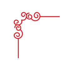 Ornate corner border