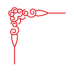 Ornate corner border