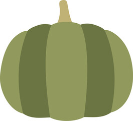 かぼちゃのアイコンのイラスト