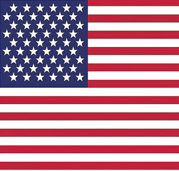 Naklejka premium Simple Vector Graphic of the American Flag on a White Background