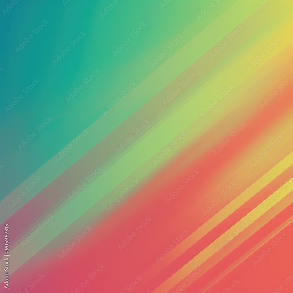 Poster vibrant gradient background featuring smooth transitions of colors and dynamic lines, perfect for mo