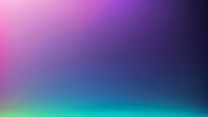 Fototapeta premium purple green noisy color gradient banner, soft textured poster header cover backdrop design