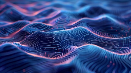 Topographic Contour Map Background