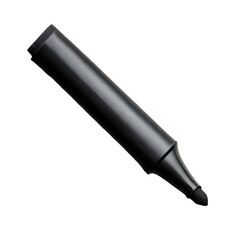 Black marker Image isolated on transparent background