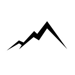 Mountain silhouette icon