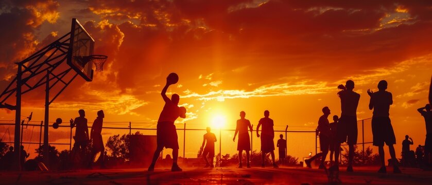 Sunset Showdown: Men's 3x3 Basketball in Latvia - Powered by Adobe