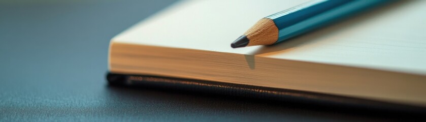 Obraz premium Creative Journey: Close-Up of Artist's Sketchbook Symbolizing Inspiration and Growth