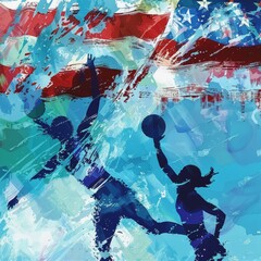 The Essence of Women's Water Polo: A Celebration of Motion and Team Spirit