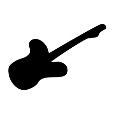 Black guitar icon